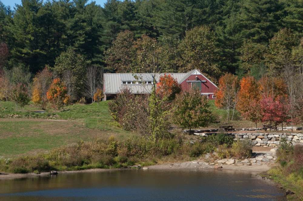 Great Brook Farmhouse barn In Autumn