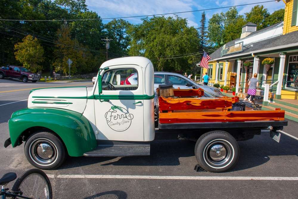 truck from the carlisle ma car show