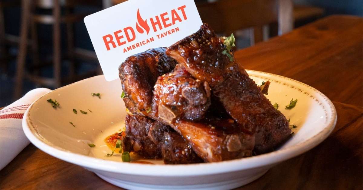 Ribs at Red Heat Tavern