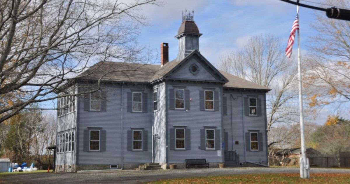 Historic Long Plain School in Acushnet, Massachusetts, now a local museum.