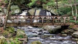 Bridge over Squannacook River Townsend MA