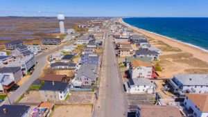 Salisbury MA view of beach road
