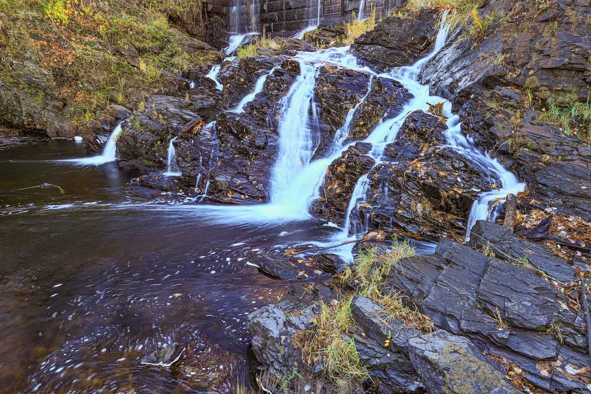 The Spicket River Dam in Methuen MA