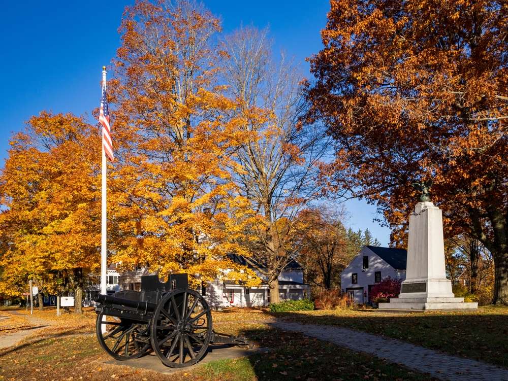 The historic downtown area of winchendon ma